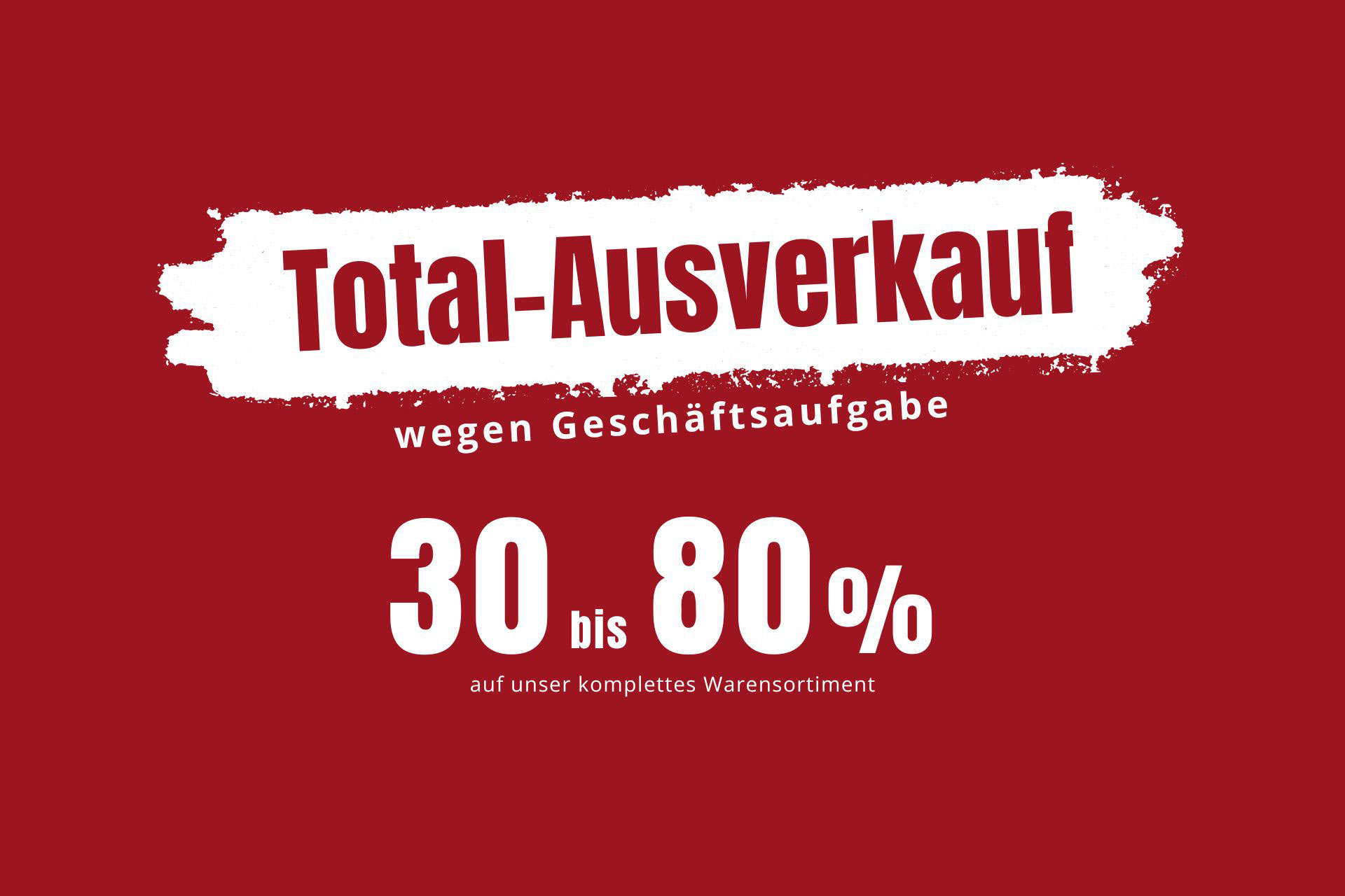 Wegen Geschäftsaufgabe: 30 % bis 80 % Rabatt auf Premium-Mode - nur bis 30 Juni 2026