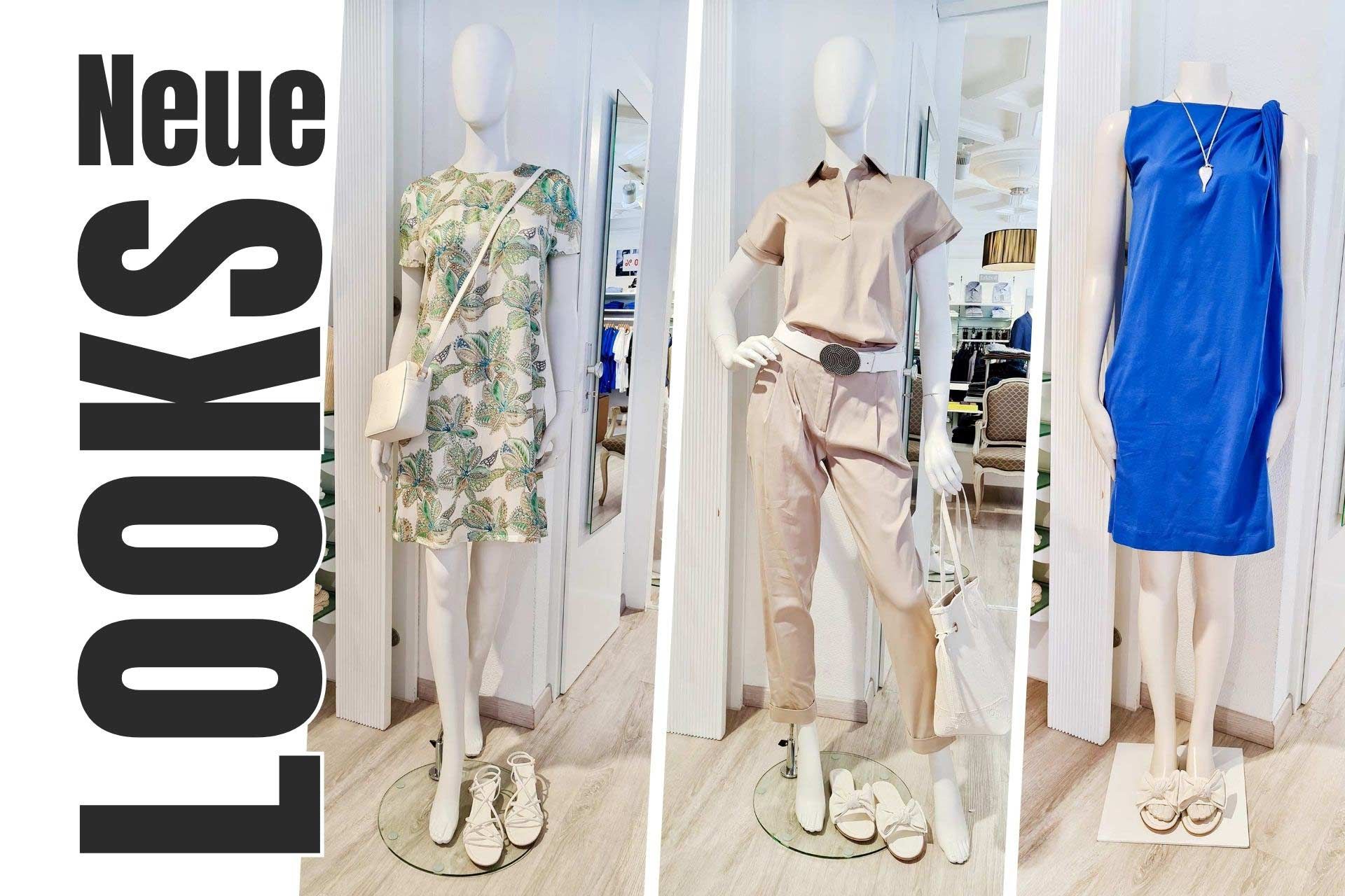 Drei Sommer-Looks für leichte Damenmode für warme Tage